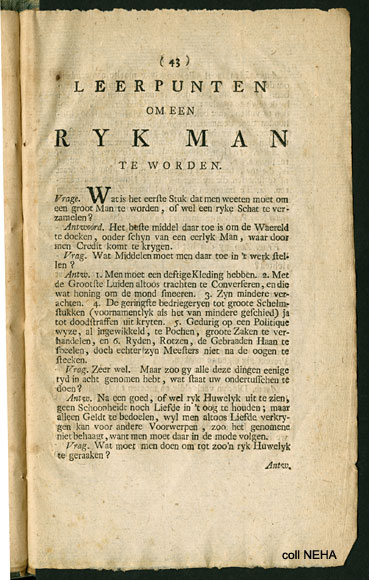 Pagina 43 uit Het wissel-en wondertoneel van den jaare 1763