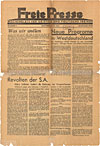 Freie Presse, no.1, 15-07-1933