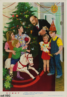 Lenin is dol op kinderen