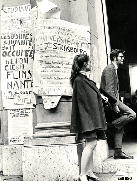 In May 1968 students in Paris