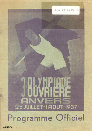 Brochure Labour Olympiad Antwerp 1937