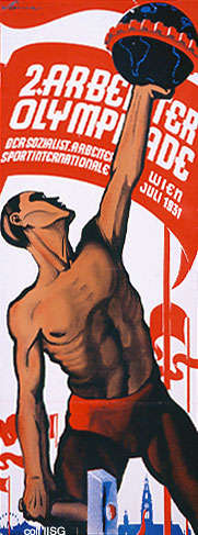 Poster Arbeidersolympiade Wenen 1931