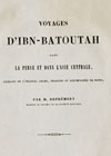 Ibn-Batoutah, 1848