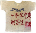 T-shirt gedragen door een van de studenten