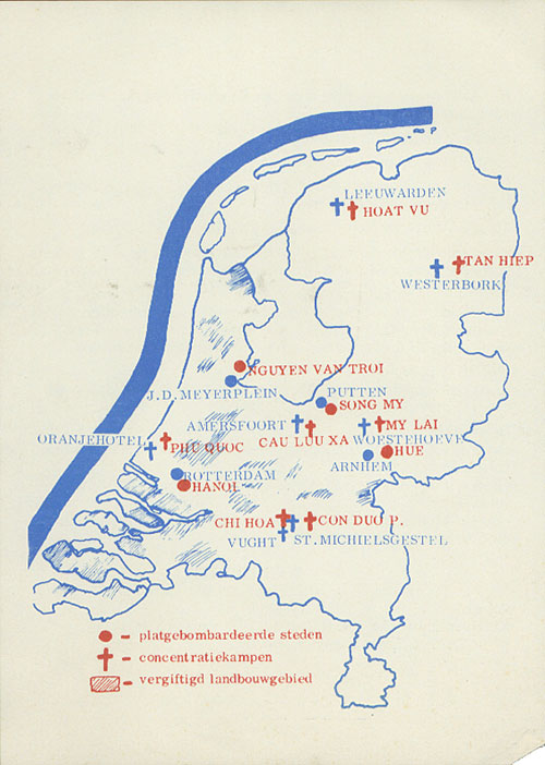 Pamflet van de Werkgroep Nederland-Vietnam