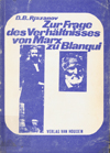 Zur Frage des... (1973) by D.B. Rjazanov