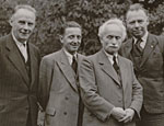 G. Strutz, E. Gross, C. Severing, K. Vorrink, ca. 1946