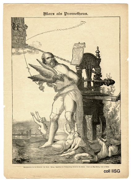 Marx as Prometheus chained