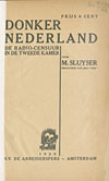 Donker Nederland: radiocensuur..., 1930