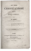 Cabet, Le vrai Christianisme..., 1846