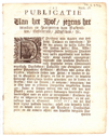 Publicatie van het Hof, 1657