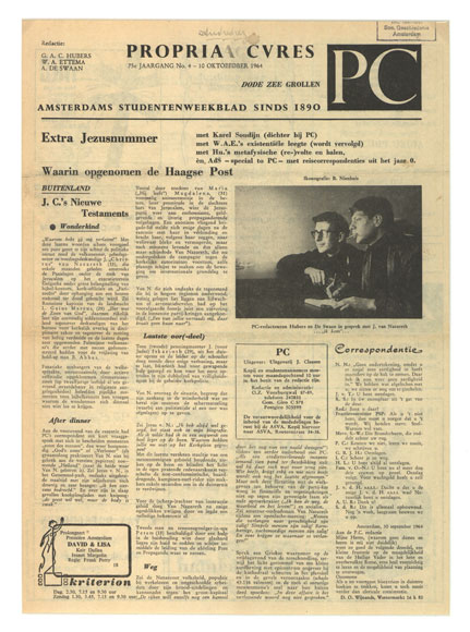 'Extra Jezus-nummer' of Propria Cures, 1964 'Extra Jezus-nummer' of Propria Cures, 1964